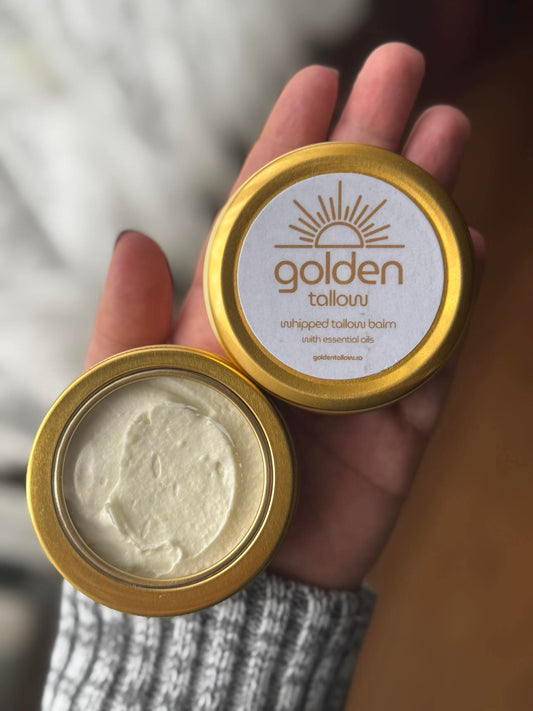 tallow for skin - front back
