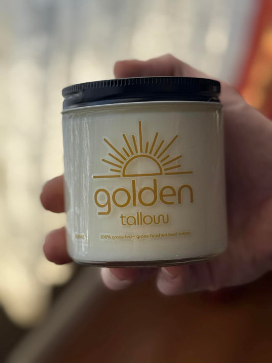 beef tallow cooking - front